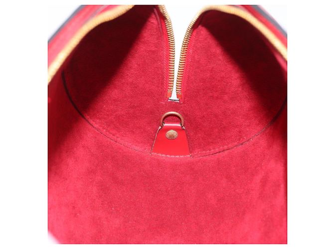 Borsa a mano LOUIS VUITTON Epi Soufflot Red M52227 LV Auth BA15785V Rosso - vista 21