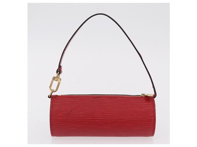 Borsa a mano LOUIS VUITTON Epi Soufflot Red M52227 LV Auth BA15785V Rosso - vista 24