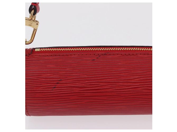 Borsa a mano LOUIS VUITTON Epi Soufflot Red M52227 LV Auth BA15785V Rosso - vista 25