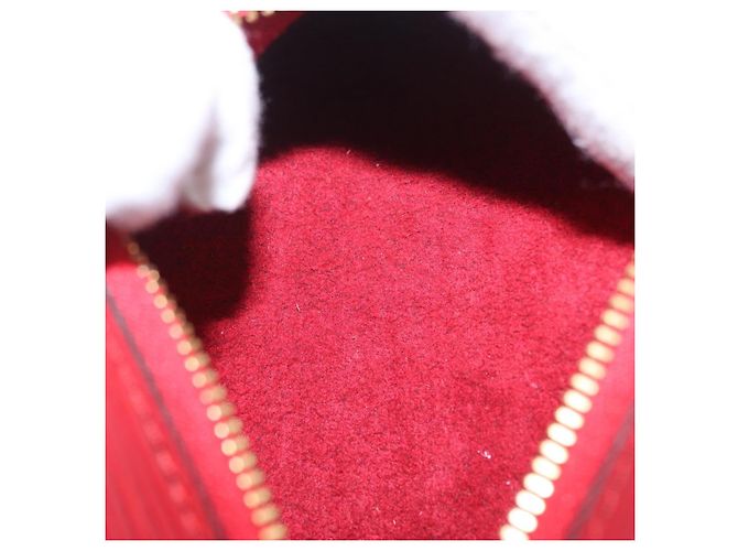 Borsa a mano LOUIS VUITTON Epi Soufflot Red M52227 LV Auth BA15785V Rosso - vista 26