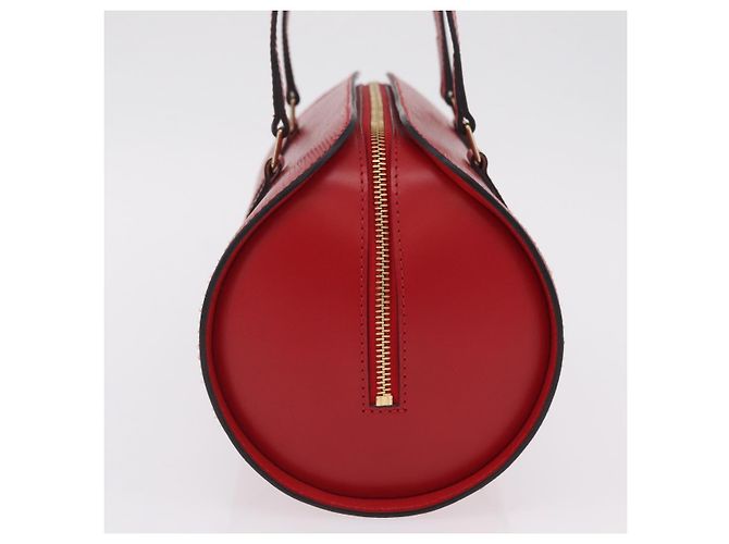 Borsa a mano LOUIS VUITTON Epi Soufflot Red M52227 LV Auth BA15785V Rosso - vista 4