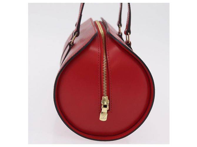 Borsa a mano LOUIS VUITTON Epi Soufflot Red M52227 LV Auth BA15785V Rosso - vista 5