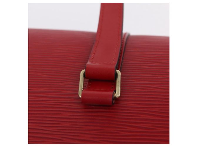 Borsa a mano LOUIS VUITTON Epi Soufflot Red M52227 LV Auth BA15785V Rosso - vista 9