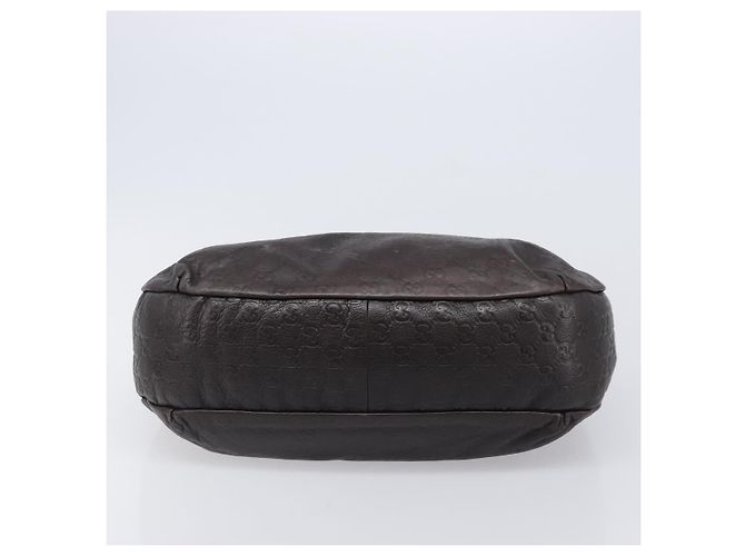 Borsa a tracolla GUCCI GG Canvas Guccissima Pelle Marrone Oro 211933 Auth 204140V D'oro - vista 5