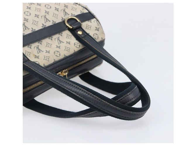 LOUIS VUITTON Monogram Mini Josephine PM Hand Bag Blue M92049 LV Auth bs37106 Azul - vista 10