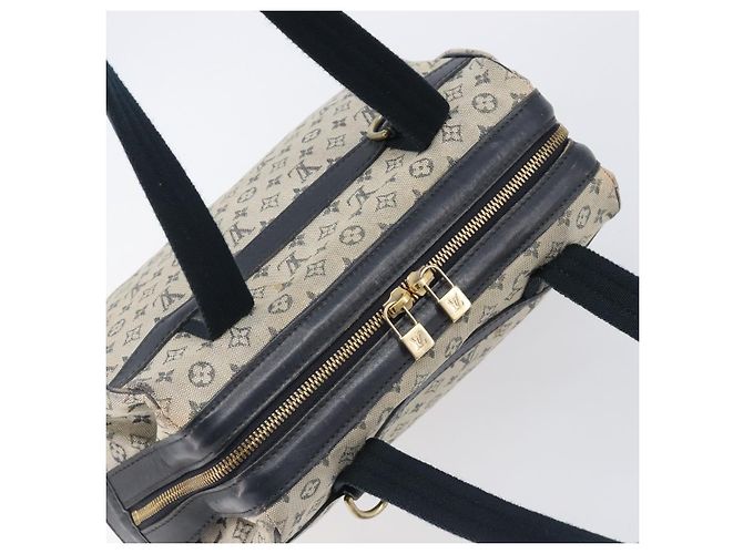 LOUIS VUITTON Monogram Mini Josephine PM Hand Bag Blue M92049 LV Auth bs37106 Azul - vista 14