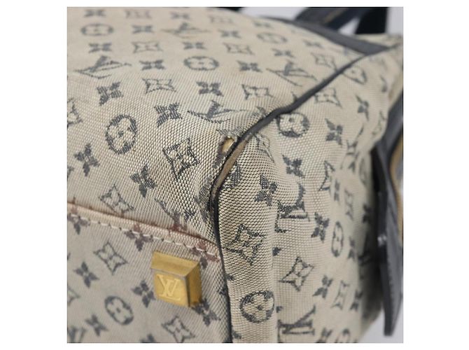 LOUIS VUITTON Monogram Mini Josephine PM Hand Bag Blue M92049 LV Auth bs37106 Azul - vista 16