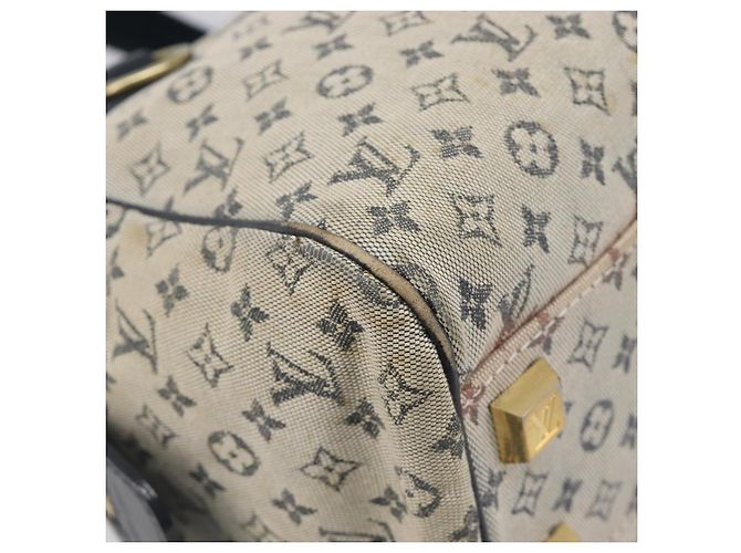 LOUIS VUITTON Monogram Mini Josephine PM Hand Bag Blue M92049 LV Auth bs37106 Azul - vista 17