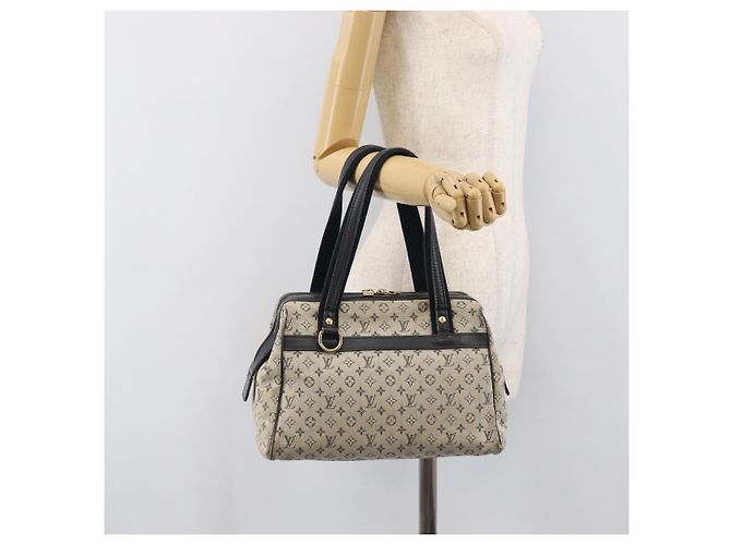 LOUIS VUITTON Monogram Mini Josephine PM Hand Bag Blue M92049 LV Auth bs37106 Azul - vista 27