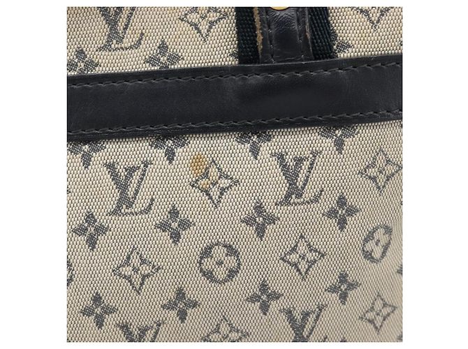 LOUIS VUITTON Monogram Mini Josephine PM Hand Bag Blue M92049 LV Auth bs37106 Azul - vista 3