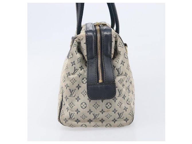 LOUIS VUITTON Monogram Mini Josephine PM Hand Bag Blue M92049 LV Auth bs37106 Azul - vista 4