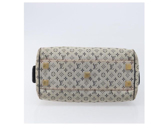 LOUIS VUITTON Monogram Mini Josephine PM Hand Bag Blue M92049 LV Auth bs37106 Azul - vista 8