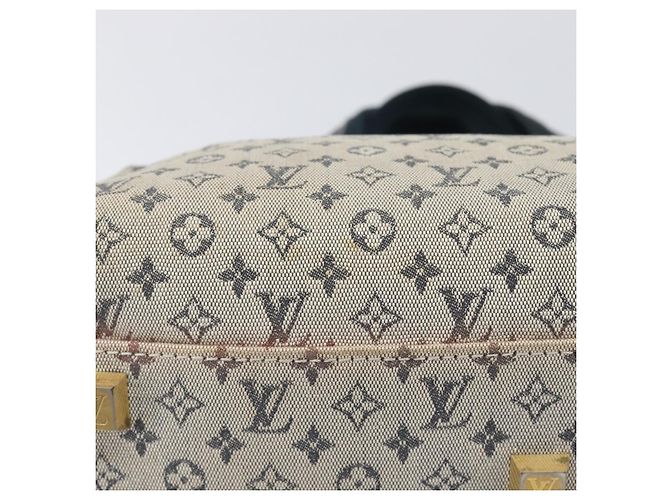 LOUIS VUITTON Monogram Mini Josephine PM Hand Bag Blue M92049 LV Auth bs37106 Azul - vista 9