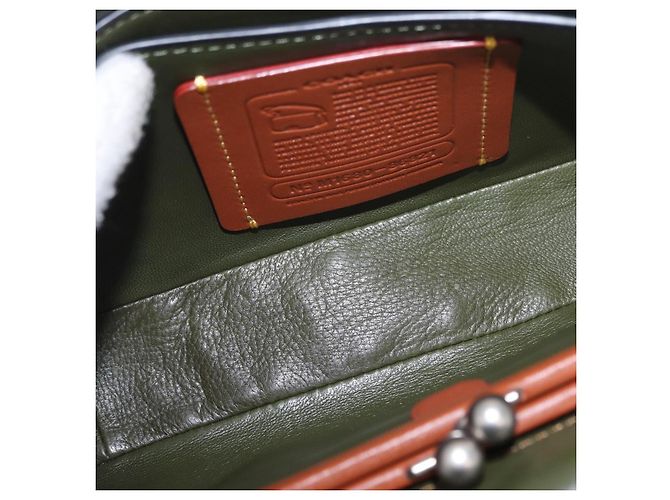 Coach Schultertasche mit Kette Suede Khaki Silver Auth ki6887A Silber - Ansicht 11