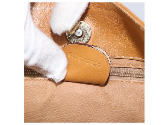 Borsa a tracolla GUCCI Micro GG Supreme PVC Beige Gold Auth ki6827 D'oro - vista 11