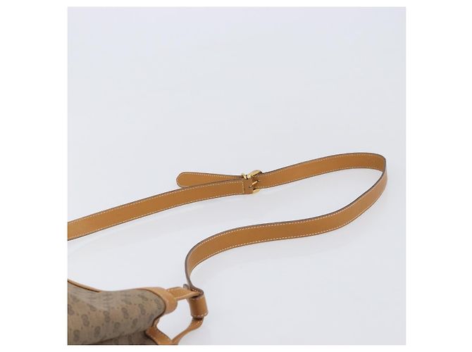 Borsa a tracolla GUCCI Micro GG Supreme PVC Beige Gold Auth ki6827 D'oro - vista 14