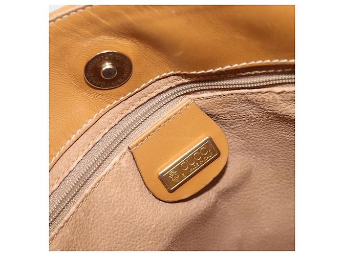 Borsa a tracolla GUCCI Micro GG Supreme PVC Beige Gold Auth ki6827 D'oro - vista 20