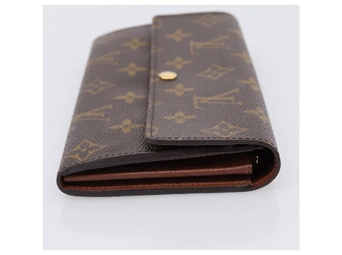 LOUIS VUITTON Monogram Portefeuille Sarah Long Wallet M61734 LV Auth 206309 Monograma - vista 4