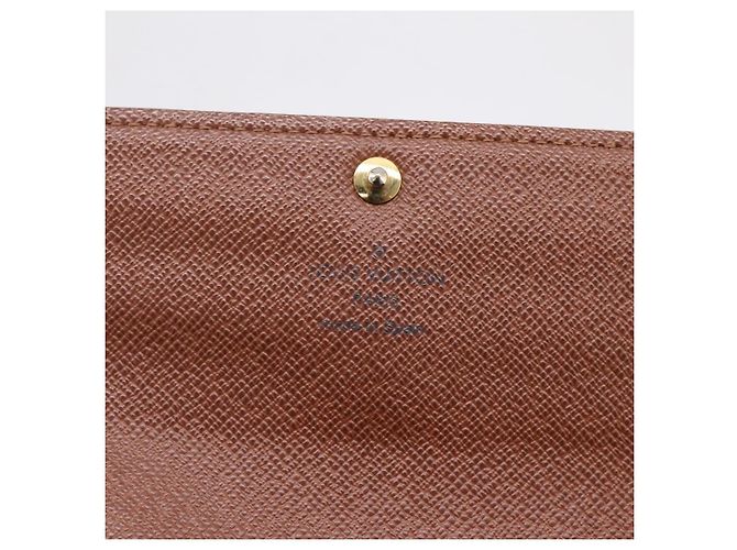 LOUIS VUITTON Monogram Portefeuille Sarah Long Wallet M61734 LV Auth 206309 Monograma - vista 9