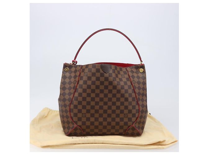 LOUIS VUITTON Damier Ebene Kaisa Hobo Shoulder Bag N41555 LV Auth 205070SAM - vista 12