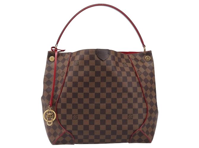 LOUIS VUITTON Damier Ebene Kaisa Hobo Shoulder Bag N41555 LV Auth 205070SAM - vista 13