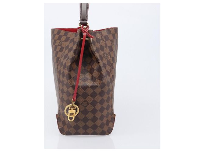 LOUIS VUITTON Damier Ebene Kaisa Hobo Shoulder Bag N41555 LV Auth 205070SAM - vista 4