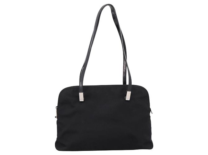 Borsa a Tracolla GUCCI Nylon Nero Argento 002 1038 Auth ep16102 - vista 13