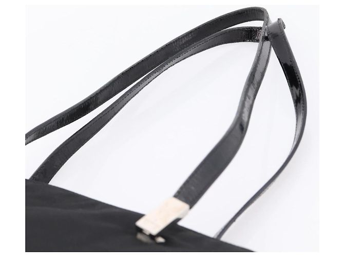 Borsa a Tracolla GUCCI Nylon Nero Argento 002 1038 Auth ep16102 - vista 14