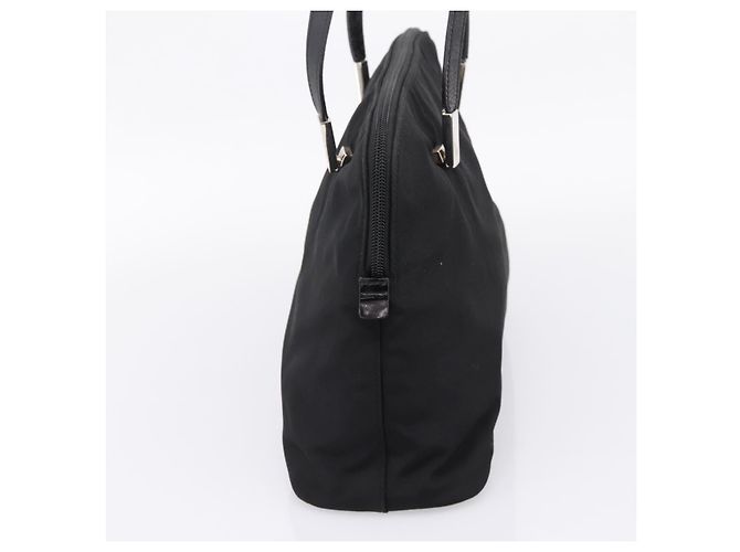 Borsa a Tracolla GUCCI Nylon Nero Argento 002 1038 Auth ep16102 - vista 4