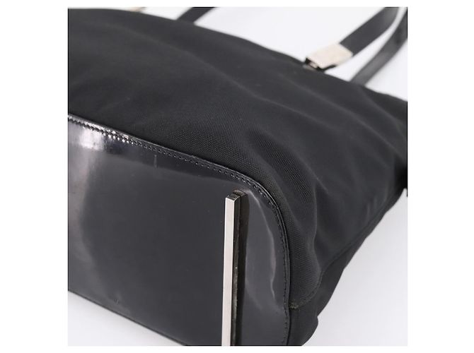 Borsa a Tracolla GUCCI Nylon Nero Argento 002 1038 Auth ep16102 - vista 9