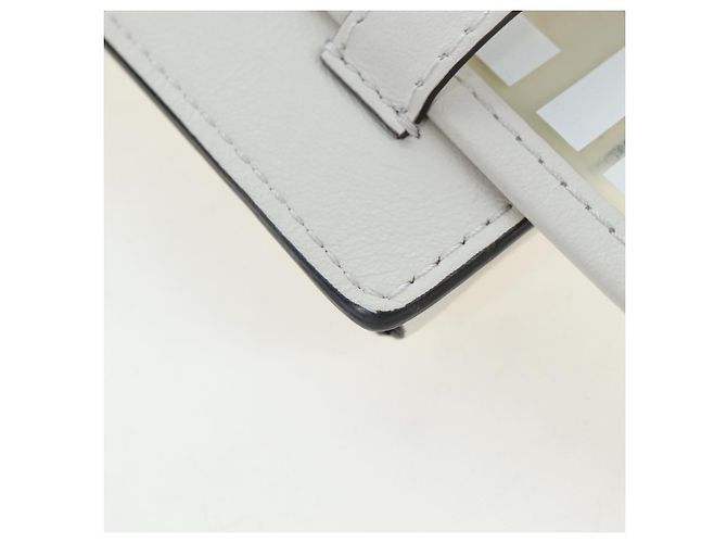 Tracolla FENDI Strap You in pelle 37'' White Gold Auth bs37411 Bianco D'oro - vista 16