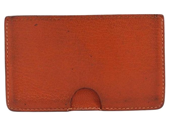 Hermès HERMES Geldbörse Leder Canvas 2 Set Brown Gray Auth bs37444 Braun - Ansicht 2