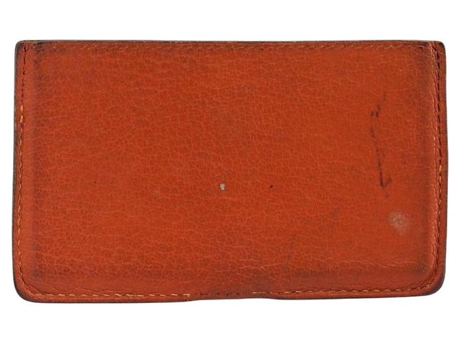 Hermès HERMES Geldbörse Leder Canvas 2 Set Brown Gray Auth bs37444 Braun - Ansicht 3