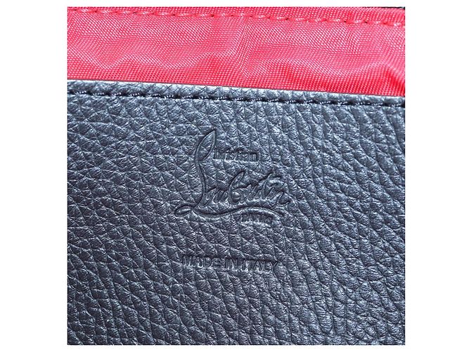 Borsello da vita Christian Louboutin Canvas Black Silver Auth bs37415A Nero Argento - vista 12