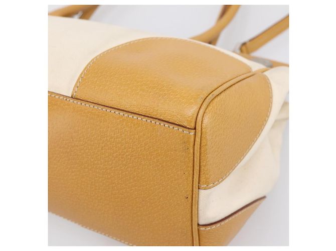 PRADA Handtasche Canvas 2way White Silver Auth ep15981 Silber Weiß - Ansicht 10
