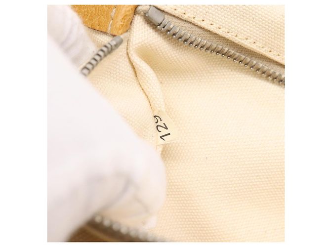 PRADA Handtasche Canvas 2way White Silver Auth ep15981 Silber Weiß - Ansicht 12
