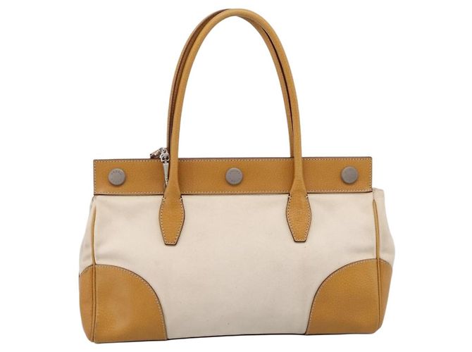 PRADA Handtasche Canvas 2way White Silver Auth ep15981 Silber Weiß - Ansicht 13