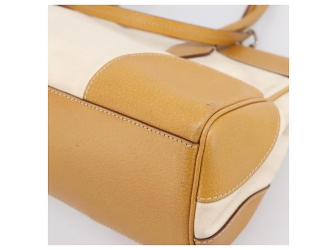PRADA Handtasche Canvas 2way White Silver Auth ep15981 Silber Weiß - Ansicht 17