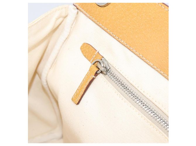 PRADA Handtasche Canvas 2way White Silver Auth ep15981 Silber Weiß - Ansicht 24