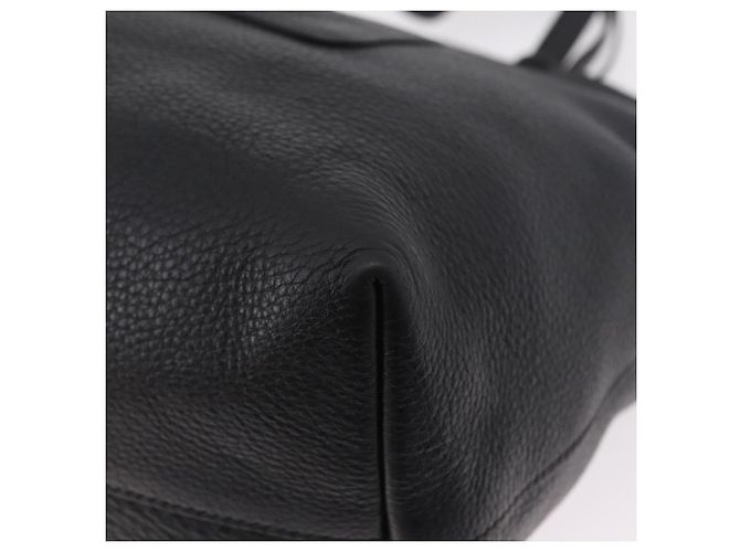 Borsa Tote PRADA in pelle Vittero Dino Nero Oro Auth 203881V D'oro - vista 17