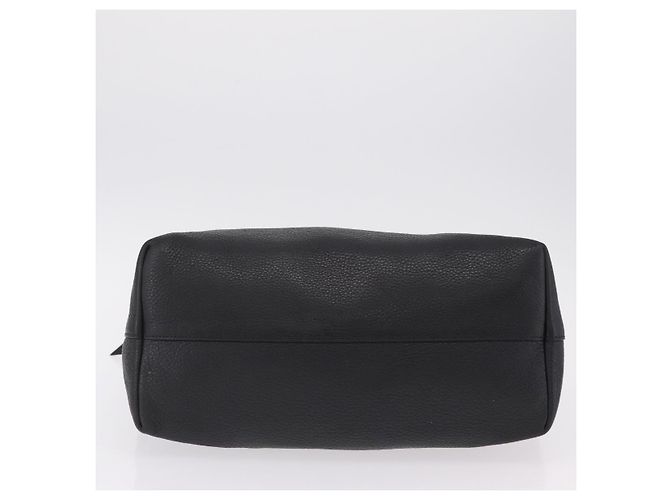 Borsa Tote PRADA in pelle Vittero Dino Nero Oro Auth 203881V D'oro - vista 5