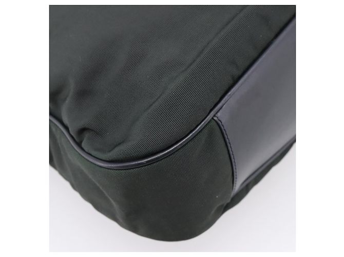 Borsa a mano GUCCI Bamboo Nylon 2way Outlet Green Silver 001 1577 Auth ep16071 Argento Verde - vista 17