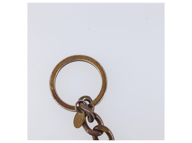 Porte-clés CHANEL métal Gold Tone CC Auth bs37293 - vue 4