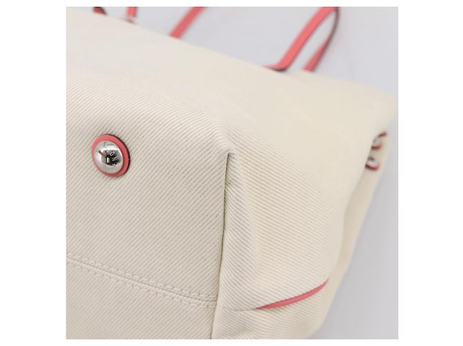 Bolso Cabas MM LOUIS VUITTON Canvas White M94502 LV Auth ep16110A Blanco - vista 15