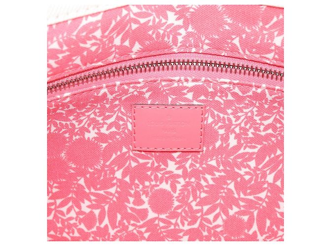 Bolso Cabas MM LOUIS VUITTON Canvas White M94502 LV Auth ep16110A Blanco - vista 17