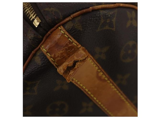 LOUIS VUITTON Monogram Keepall Bandouliere 55 Borsa Boston M41414 LV Auth 202594 Monogramma - vista 10