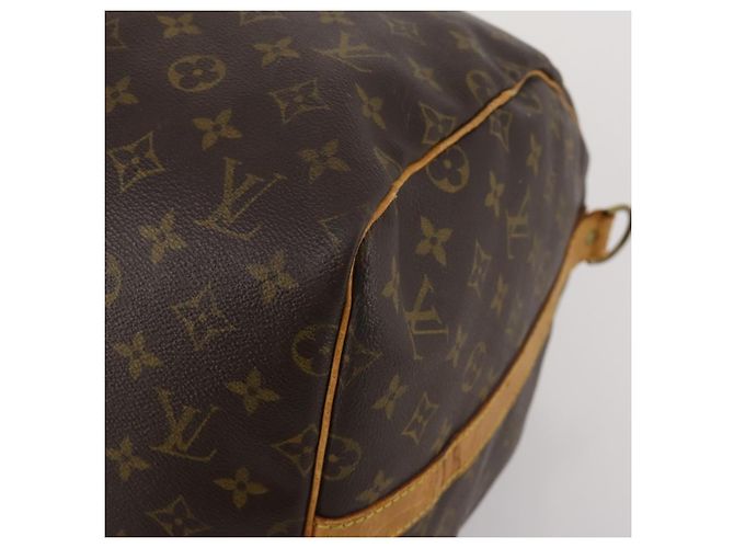 LOUIS VUITTON Monogram Keepall Bandouliere 55 Borsa Boston M41414 LV Auth 202594 Monogramma - vista 14