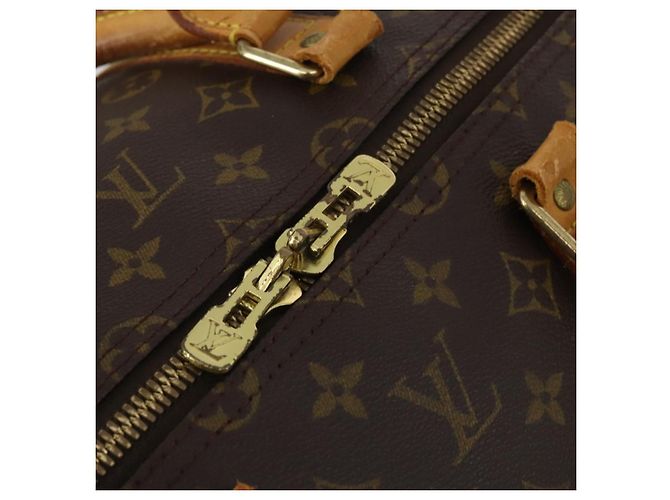 LOUIS VUITTON Monogram Keepall Bandouliere 55 Borsa Boston M41414 LV Auth 202594 Monogramma - vista 21