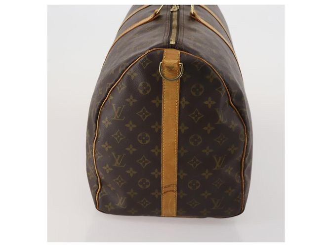 LOUIS VUITTON Monogram Keepall Bandouliere 55 Borsa Boston M41414 LV Auth 202594 Monogramma - vista 3