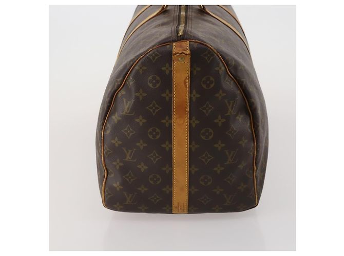 LOUIS VUITTON Monogram Keepall Bandouliere 55 Borsa Boston M41414 LV Auth 202594 Monogramma - vista 4